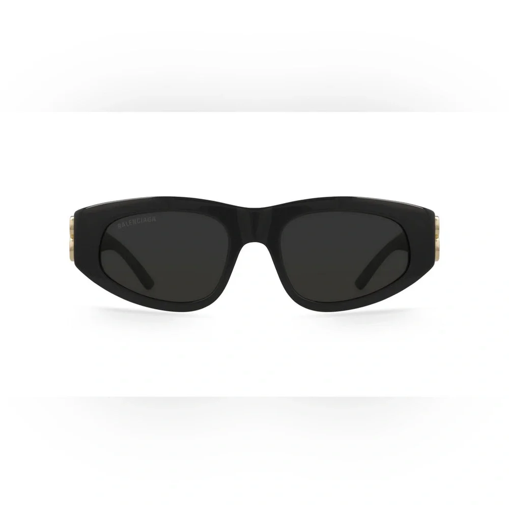 Balenciaga Black and Gold Sunglasses - Picture 3 of 7